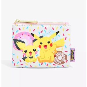 NWT Loungefly Pokémon Pichu & Pikachu Donuts Coin Purse Exclusive